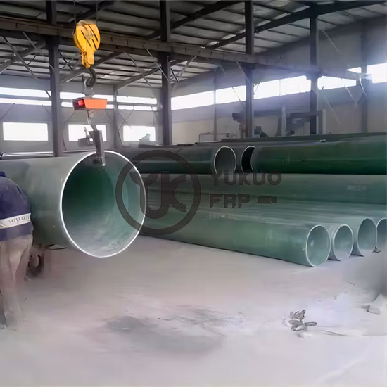 Tuyau de câble souterrain en fibre de verre FRP/GRP pour la transmission de puissance