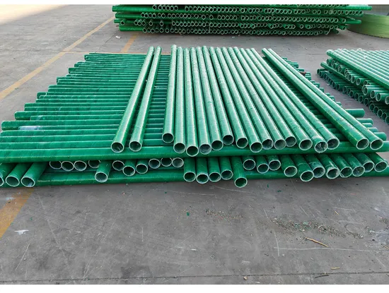 Tube en plastique de tuyau de fibre de verre de FRP GRP