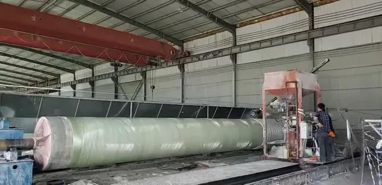 Tuyau en fibre de verre de tuyau de dérivation d'eau de haute qualité d'usine de la Chine